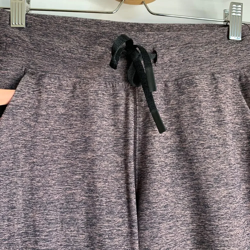 Lululemon Ready To Rulu Pant Heathered Spanish Rose Black Womens Size 4